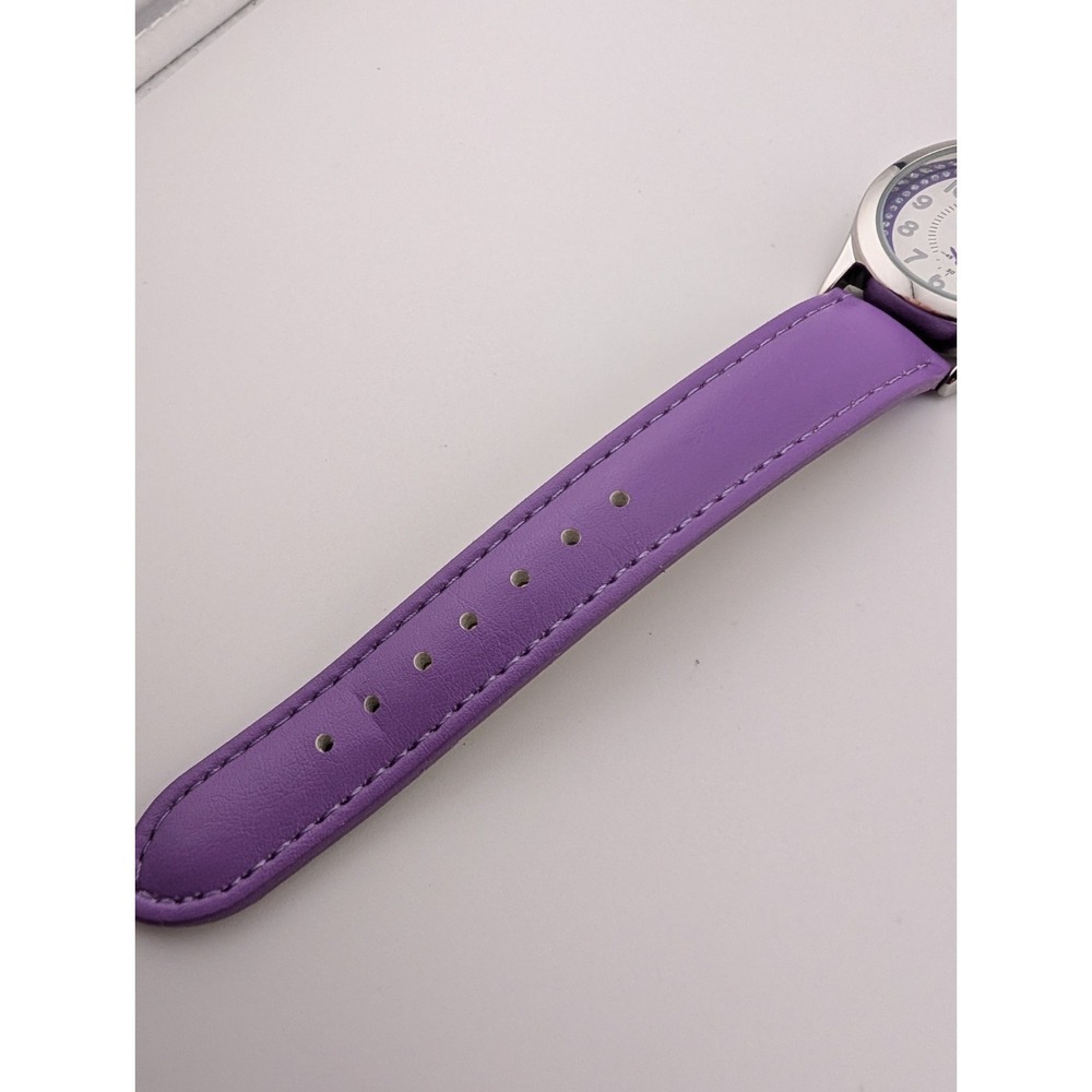 Avon 2016 Pop of Color Strap Watch Women Purple 32mm Case w/ Box New Battery - Picture 8 of 12